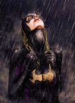  batgirl batman_(series) blonde_hair dc dc_comics rain solo stephanie_brown wet 