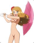  edit nude pokemon pokemon_xy serena umbrella 