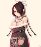  big_breasts breasts cleavage dress final_fantasy_x hair_over_one_eye lulu pose standing 