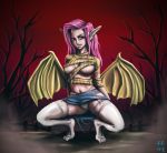  bat_wings fluttershy mrs1989_(artist) my_little_pony:_friendship_is_magic solo 