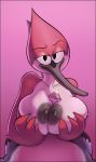  1girl absurd_res anthro avian big_breasts bird blue_jay bodily_fluids breasts cardinal_(bird) cartoon_network corvid duo erection first_person_view foreskin furry genital_fluids genitals high_res humanoid_genitalia humanoid_penis jay_(bird) looking_at_viewer male male/female male_pov margaret_smith_(regular_show) mordecai_(regular_show) new_world_jay nipples nude paizuri penis precum regular_show sex thingshappen uncut 