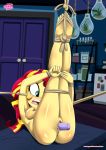  1girl bbmbbf bondage breasts dildo dildo_in_vagina equestria_girls equestria_untamed female female_only friendship_is_magic indoors legs legs_up long_hair my_little_pony nude palcomix pussy sex_toy sunset_shimmer sunset_shimmer_(eg) sunset_shimmer_(mlp) tagme tied two-tone_hair vaginal vaginal_insertion 