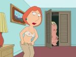 bad_quality breasts chris_griffin closet erection family_guy lamp lois_griffin mother_and_son ms_paint penis poor_quality spying tan_line testicles undressing
