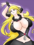  big_breasts breasts cleavage cynthia domo-sensei domo-sensei_(artist) pokemon pokemon_dppt shirona_(pokemon) 