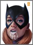 barbara_gordon batgirl batman_(series) cum cum_in_mouth dc dc_comics heartbreakeh_(artist) solo tears