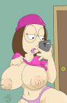  big_ass big_breasts breasts family_guy maxtlat meg_griffin nipples panties selfpic 