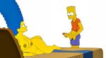  bart_simpson blue_hair hair incest marge_simpson mother&#039;s_duty mother_and_son tagme the_simpsons 