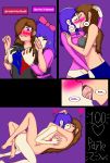  lesbian_sex love purple_eyes yuri yuri 