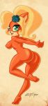  1girl 1girl 2016 anthro areola ass bandicoot big_breasts breasts coco_bandicoot crash_bandicoot_(series) erect_nipples furry high_res mammal marsupial nipples nude pussy scificat video_games 
