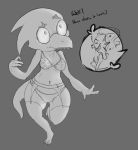2girls alphyne alphys alphys_(undertale) anthro anthro_only breasts claws duo female_only glasses grey_background lizard lizard_girl monochrome monster monster_girl non-mammal_breasts nosebleed reptile reptile_girl scalie simple_background solo_focus undertale undertale_(series) undyne unphys video_games