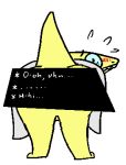 1girl alphys alphys_(undertale) anthro blush blush_lines censored claws doctor female female_anthro female_only glasses lab_coat lizard lizard_tail reptile reptile_tail scalie solo solo_anthro solo_female tail text undertale undertale_(series) video_games white_background yellow_tail