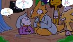 1girl alphys alphys_(undertale) anthro asriel_dreemurr child claws frisk frisk_(undertale) glasses lizard lizard_girl male mars_symbol monster monster_girl monster_kid reptile reptile_girl scalie shota shotacon solo_female suggestive undertale undertale_(series) venus_symbol video_games yellow_body yellow_skin young young_human younger_male