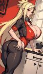  1girl 1girl ai_generated big_areola big_ass big_ass big_breasts big_nipples blonde_hair brown_eyes high_res high_res hpeq huge_ass huge_breasts huge_nipples huge_thighs leggings long_hair naruto naruto_(series) naruto_shippuden solo_female solo_focus stable_diffusion thick thick_ass thick_hips thick_legs thick_thighs thighs tongue_out tsunade 