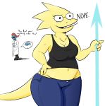 2_girls 2d 2d_(artwork) 2girls alphys alphys_(cosplay) alphys_(undertale) anthro claws clothes_swap clothing_swap costume_swap costume_switch digital_media_(artwork) duo female_anthro female_only glasses holding_spear holding_weapon lab_coat lizard reptile scalie solo_focus spear undertale undertale_(series) undyne undyne_(cosplay) video_game_character video_games weapon white_background