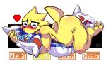1girl alphyne alphys alphys_(undertale) anthro anthro_only ass body_pillow breasts butt claws dakimakura female_only gameplay_mechanics glasses inuki lizard lizard_girl monster monster_girl naked non-mammal_breasts nude reptile reptile_girl scalie slightly_chubby solo solo_anthro solo_female tail transparent_background undertale undertale_(series) video_games yellow_body yellow_skin