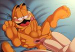  2boys anus ass duo erect_penis erection feral_on_human garfield garfield_(character) garfield_and_friends human/feral human_on_feral imminent_anal male male/male male_on_male male_only multiple_boys multiple_penises penis yaoi 