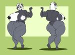  1girl 2016 abs anthro anthrofied ass bear biceps big_ass big_breasts breasts flexing front_view furry huge_breasts kaboozle mammal model_sheet muscular muscular_female nintendo nipples nude pancham panda pokemon pokemorph pussy rear_view sideboob smile video_games wide_hips 
