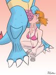  bikini deepthroat fellatio feraligatr jgatsu kasumi_(pokemon) misty oral pokemon tumblr 