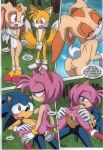  a_spawing_session amy_rose bbmbbf cream_the_rabbit miles_&quot;tails&quot;_prower mobius_unleashed multiple_tails palcomix palteam sega sonic_(series) sonic_the_hedgehog sonic_the_hedgehog_(series) tail 