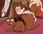  anal artist_request crossover cum cum_in_ass cum_inside dipper_pines doggy_position gravity_falls leshawna leshawna_(tdi) size_difference source_request total_drama_island x-ray 