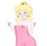  breasts legoman lingerie negligee nightie nipple_piercing nude princess_peach pussy super_mario_bros. 