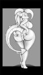 1girl 1girl 2015 anthro anthrofied anus ass barefoot big_ass big_breasts breasts bubble_butt crossgender dragon friendship_is_magic half-closed_eyes high_res huge_ass looking_back my_little_pony nipples non-mammal_breasts nude pussy raised_tail rear_view scalie spike_(mlp) spread_anus spreading suirano thick_thighs wide_hips 