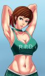 big_breasts breasts cleavage female rebecca_chambers resident_evil resident_evil_0 solo sowilo 