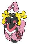 1girl female female_only huge_breasts nintendo nipple_piercing pokemon pokemon_sm porkyman solo solo_female tagme tapu_lele yellow_hair 