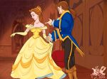 beauty_and_the_beast disney erection_under_clothes prince_adam princess_belle tagme xl-toons
