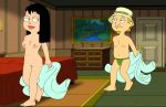  american_dad blonde_hair breast hair hairless_pussy hayley_smith jeff_fischer long_hair male teen topless 