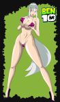 1girl ben_10 bikini breast_hold charmcaster female_only grimphantom holding_breasts swimsuit