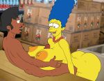 1boy 1boy1girl 1girl animated apu_nahasapeemapetilon areola areolae ass erection gif huge_breasts large_areolae loop marge_simpson meet_and_fuck meet_n_fuck_games paizuri parody the_simpsons thighs whoa_look_at_those_magumbos yellow_skin