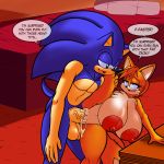  1girl anthro breasts canine crossgender cum cum_in_orifice cum_in_pussy denizen1414 dreamcastzx1 female fox furry hedgehog huge_breasts huge_penis large_breasts large_penis male male/female mammal miles_&quot;tails&quot;_prower penetration penis sega sex small_breasts sonic_the_hedgehog testicles vaginal vaginal_penetration 