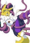  1girl 1girl 2017 alpha_channel anal anal_penetration anthro areola big_breasts breasts digimon double_penetration erect_nipples furry nipples penetration renamon sex tentacle tentacle_sex vaginal vaginal_penetration yawg 