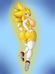  genderswap nude sonic sonic_the_hedgehog suirano super_ass super_sonic white_stockings yellow_hair yellow_skin 