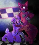 bonnie bonnie_(fnaf) five_nights_at_freddy&#039;s fox foxy_(fnaf) furry rabbit robot yaoi 