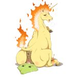  1girl ambiguous_gender ass equine etheross feral horse mammal metapod nintendo pokemon pussy pussy_juice rapidash video_games 