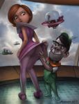 2017 ass azorador crossover full_body helen_parr jane_jetson looking_at_ass mr._spacely the_incredibles the_jetsons