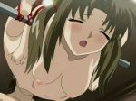  anime blush bouncing_breasts breasts gibomai gif hentai kyosuke_wakao pussylicking step_sister tied_up yuna_wakao 