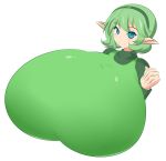  breasts female gigantic_breasts jcdr ocarina_of_time saria solo the_legend_of_zelda 