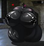  &lt;3 1girl 2016 animate_inanimate anthro big_breasts breasts erect_nipples furnish garbage high_res huge_breasts lactating nipples not_furry pussy trash walter_sache wide_hips 