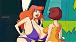  ass bikini breast_expansion daphne_blake edit glasses huge_breasts large_areolae mystery_inc scooby-doo swimsuit thighs velma_dinkley 
