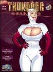  boob_window cleavage huge_breasts original_character seiren thundarr_the_barbarian white_bodysuit 