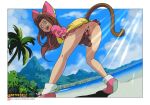 1girl anus ass bent_over big_ass big_breasts breasts cat_ears cat_girl cat_tail catgirl clitoris female female_only hotred is is_(artist) looking_at_viewer looking_back no_panties princess_sara_(sonic) pussy sega solo_female sonic_(series) sonic_the_hedgehog:_the_movie sonic_the_hedgehog_(series) spread_pussy tease