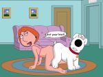 brian_griffin family_guy knot lois_griffin 