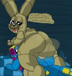  2boys anal anal_sex animatronic anthro anthro_on_anthro anus ass balls big_ass big_balls big_penis blue button_eyes canon_x_oc duo eyelashes five_nights_at_freddy&#039;s five_nights_at_freddy&#039;s_4 fur furry genitals green_skin half-closed_eyes looking_pleasured male/male male_penetrated male_penetrating open_mouth original_character panting penetration penis plushie plushtrap plushtrapboyuwu rabbit robot sex sharp_teeth skin teeth testicle text thick_thighs tongue video_games wide_hips yaoi yaoi young 
