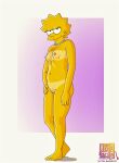  ass breasts erect_nipples lisa_simpson nude shaved_pussy tan_line the_simpsons thighs undrsydr yellow_skin 