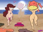  3_girls a_kind_of_magic ass beach bent_over bigtyme blonde_hair brown_hair completely_nude crossover dat_ass disney dress earrings female_butt_nudity female_nudity fully_nude_girls_skinny_dipping green_eyes lipstick long_hair looking_down multiple_asses multiple_girls nude panties panties_around_legs pants_down pink_hair pink_panties purple_panties red_lipstick rita_loud several_fully_nude_girls skinny_dipping smile star the_loud_house undressing wide_hips willow willow_(a_kind_of_magic) 
