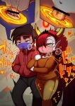  1boy 1girl brown_eyes brown_hair fellatio hekapoo marco_diaz oddrich oral orange_eyes penis penis_in_mouth portal portal_sex pussy pussylicking red_hair star_vs_the_forces_of_evil 