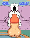  ass brian_griffin creek_12 family_guy fellatio kneel lois_griffin nude 